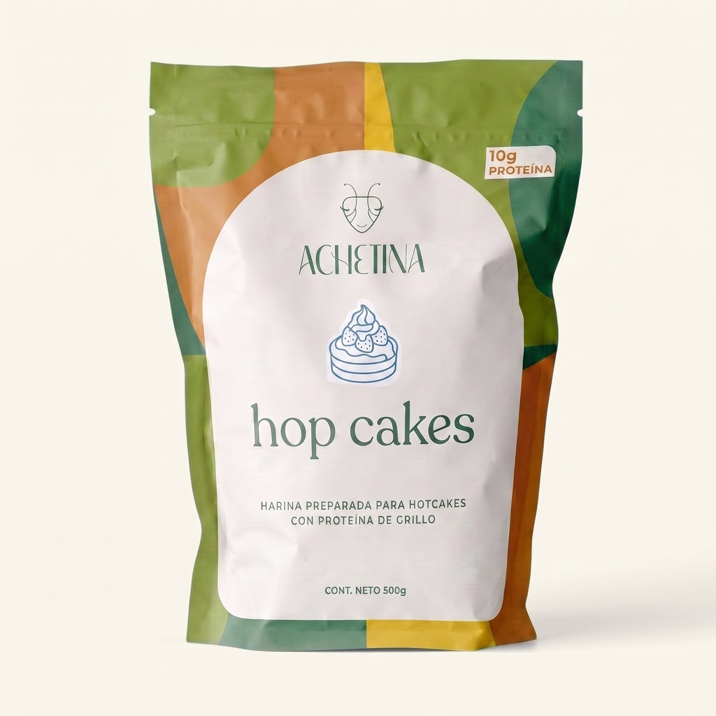 Hop Cakes — Harina para Hotcakes con Proteína de Grillo (500g)