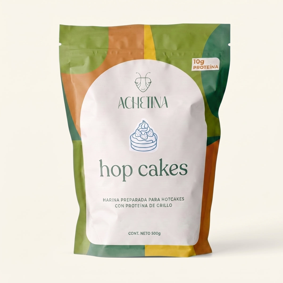 Hop Cakes — Harina para Hotcakes con Proteína de Grillo (500g)